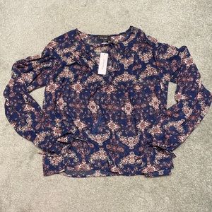 NWT Francescas Floral Blouse